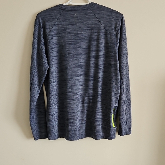 Men's Blue Long Sleeve Shirt - Picture 7 of 10